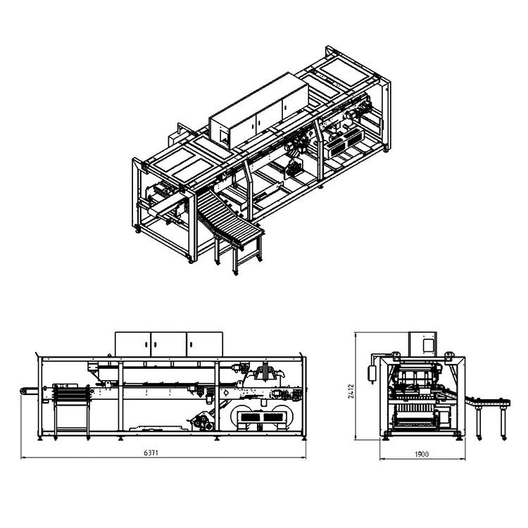 Factory Price High Speed Automatic PE Film Bottle Water Beverage Shrink Stretch Heating Tunnel Wrapping Packing Machine