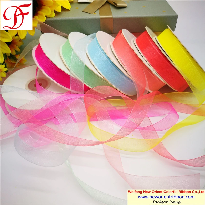 Nylon Sheer Organza Ribbon for Wedding/Accessories/Wrapping/Gift/Bows/Packing/Xmas Decoration