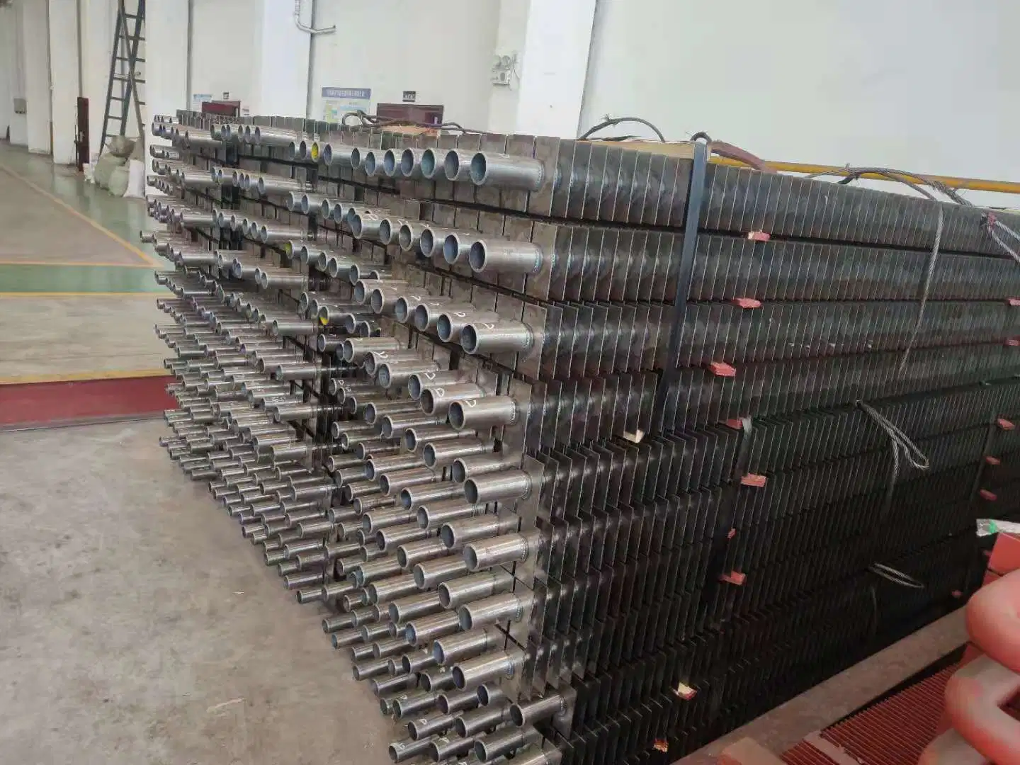 Aluminum Gas Boiler Laser Welded Heat Exchanger Laser Welded Finned Tubes Heat Exchange for Solar Water Heating