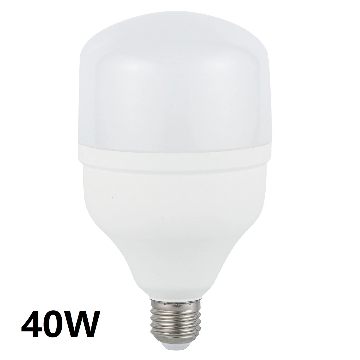 T120 40W Plastic Aluminum Inside E27 LED Light Bulb with TUV CE RoHS ERP