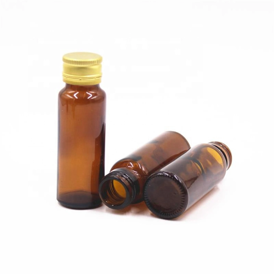 Cough Syrup 50ml Amber Pharmaceutical Glass Bottle with Alu Cap 50ml Transparent Brown Amber Clear Round Glass Boston Oral Liquid Bottles