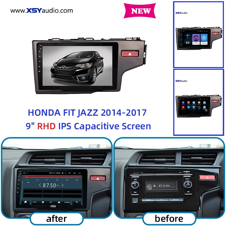 Cost-Effective Android Auto Navigation T9257 Honda Fit 14 17 Car Navigation System with Fashion Design