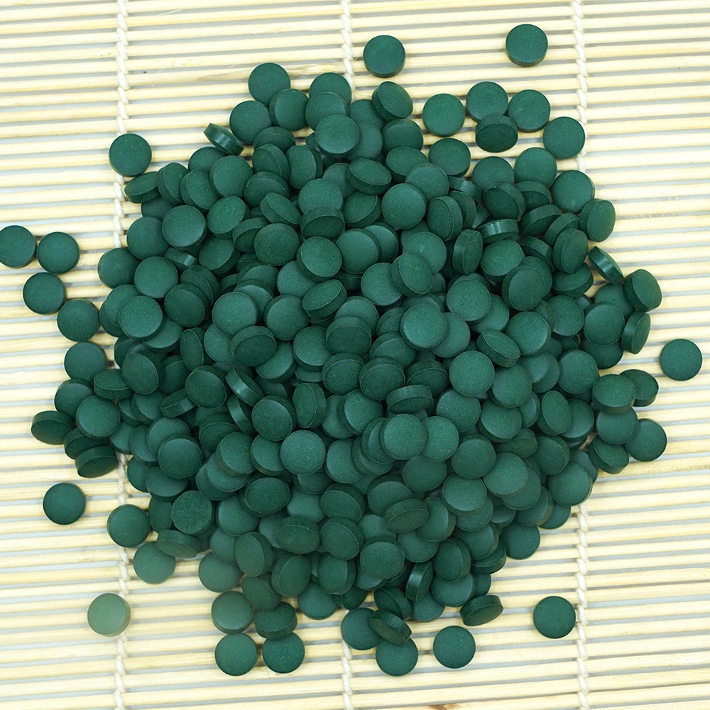 Food Grade 120 Mesh Spirulina Tablets 200mg 250mg 500mg