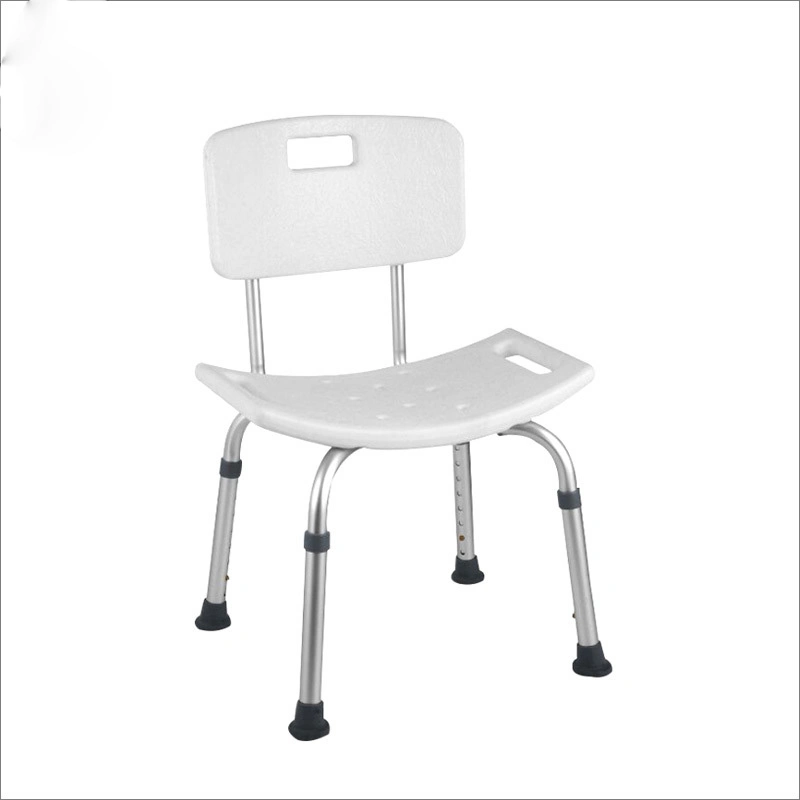 Bathroom supplies shower chair with Backrest safety bath chair