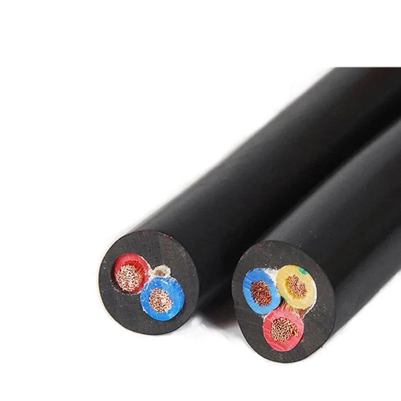 The Factory Directly Supplies Copper Conductor Flat Silicone Rubber Heating Resistant Wire and Cable