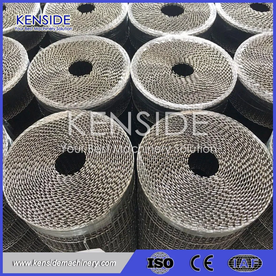 Heat Resistant Stainless Steel Conveyor Belt Wire Mesh Conveyor Belt for Food Plants, Food Industry