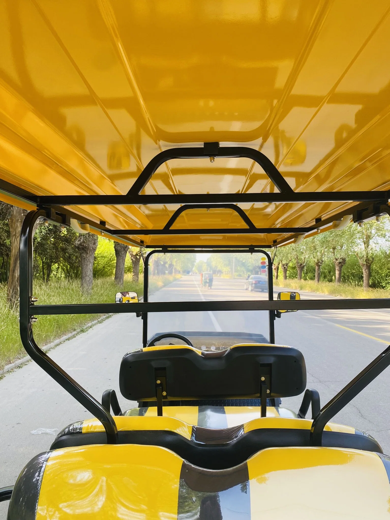 Voiture de golf Club pliable avec piles au lithium à écran tactile