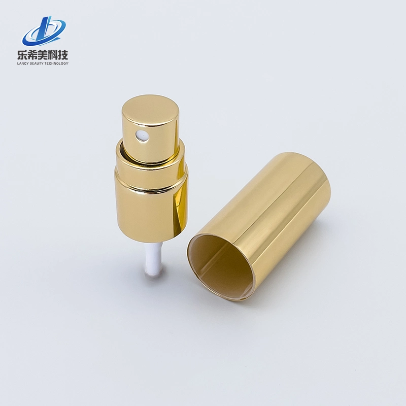 18/410 Aluminium Perfume Mist Pump Spray Cosmetic Packaging with Glass Bottle Plastic Bottle No Screw on Press on Bottleneck