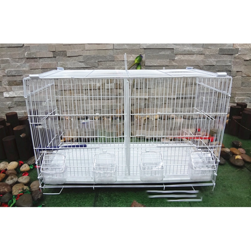 High-Quality European Wrought Iron Bird Cage Floor Collapsible Bird Cage