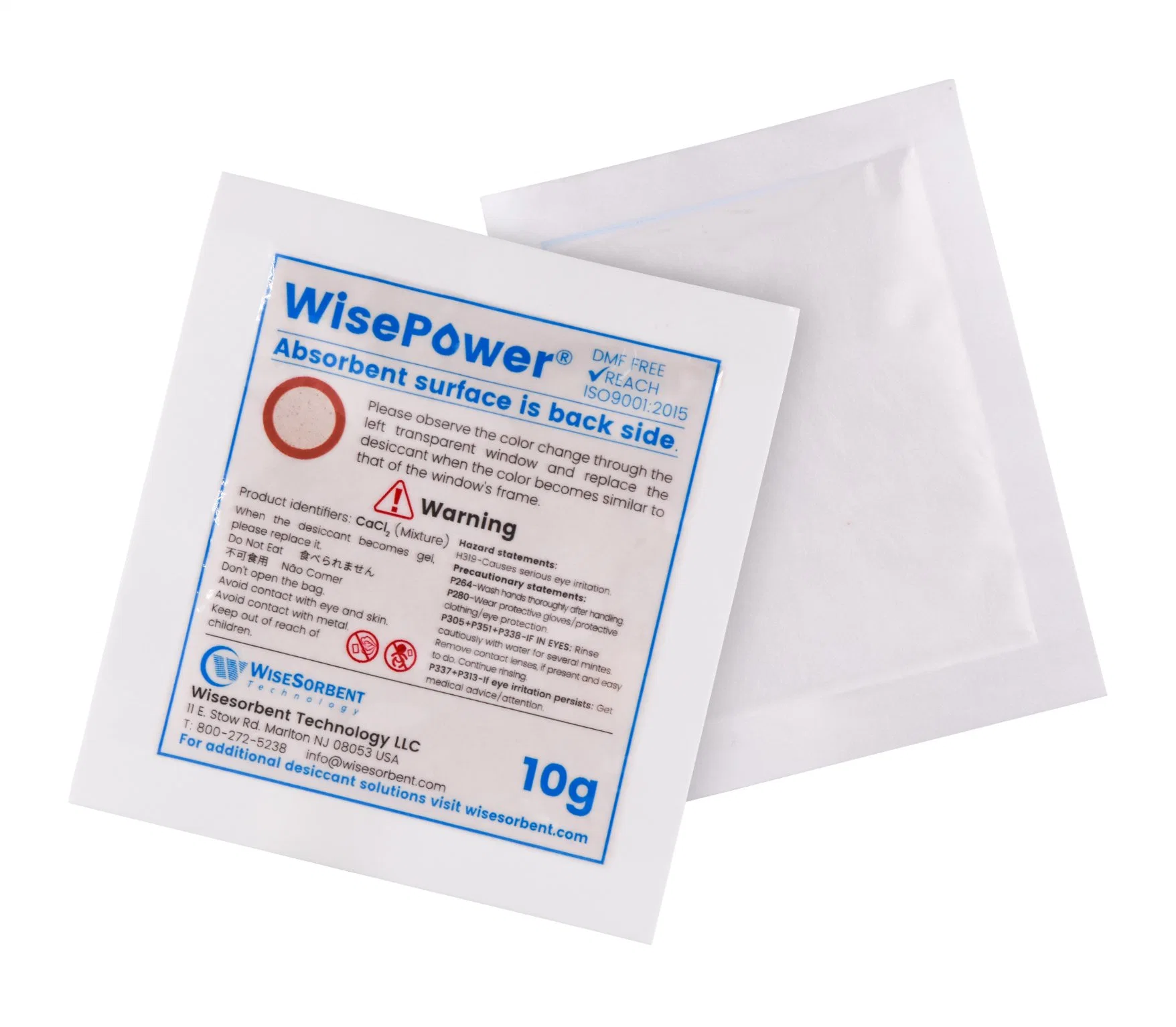 25g e mudança de cor absorção elevada dessecante WisePower ( )