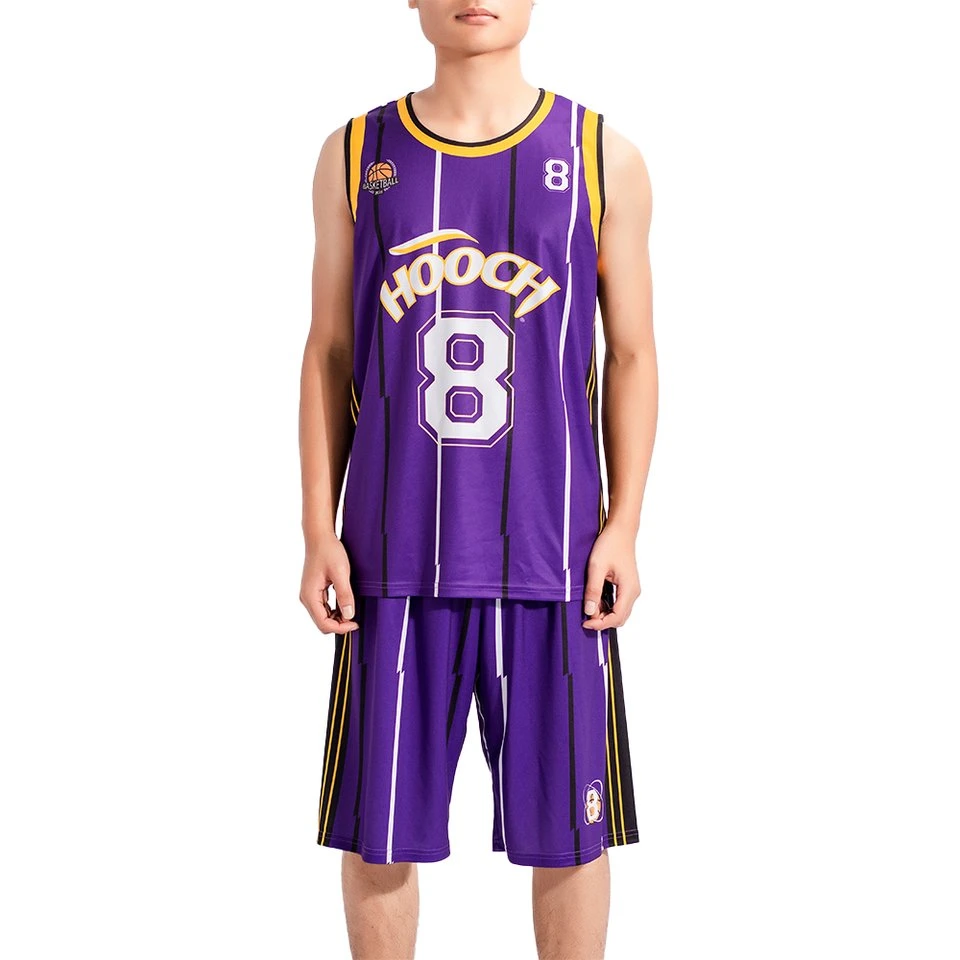 Nouveau design de mode masculine de basketball à séchage rapide Jersey