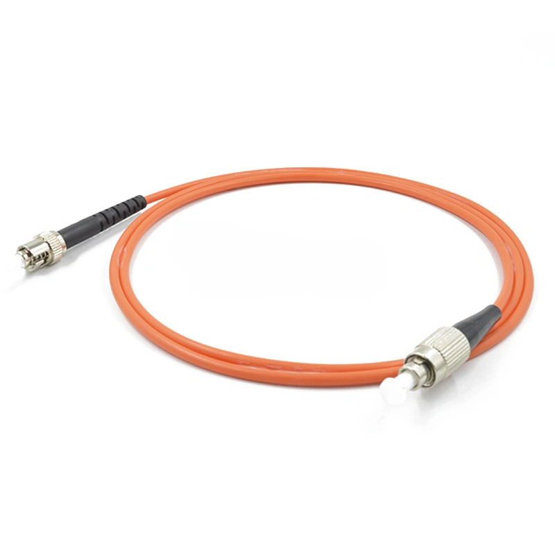 St-to-FC Simlex Om2 Multimode 2.0mm Fiber Optic Patch Cable, 3m