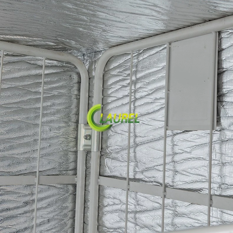 Customized PE Thermal Insulated Cover for Metal Roll Cage Container