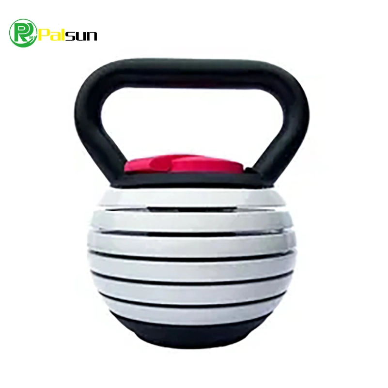 Factory Supply Home Fitness Equipo de gimnasio Hervidor de hierro fundido Bell Juego de pesas ajustable para la competencia Kettlebell