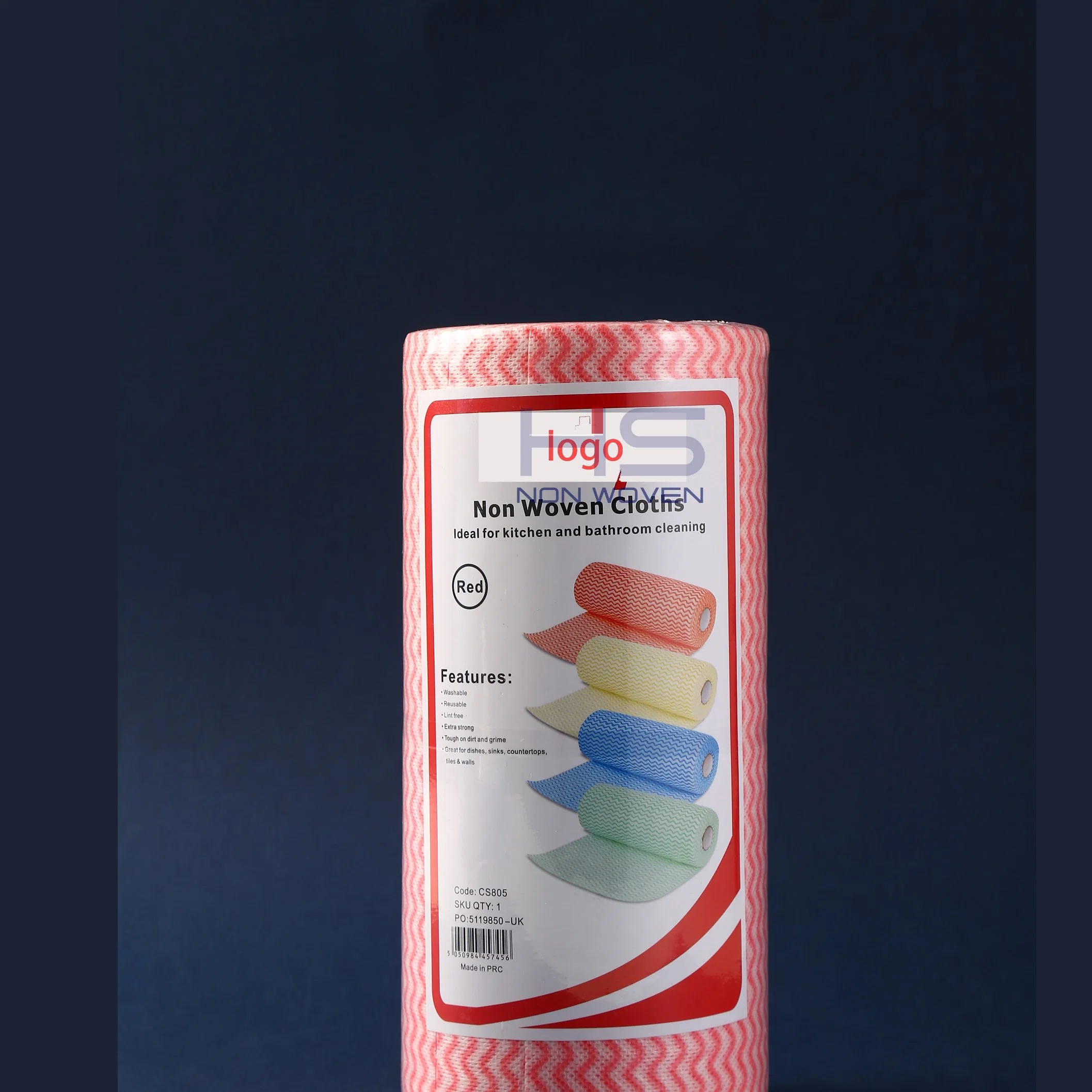 Non-Woven Disposable Heavy Duty Wipes Household Cleaning Cloth