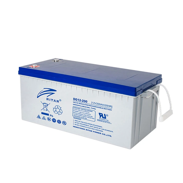 Panneau solaire de l'énergie Ritar batterie 12 V Volt 100 120 150 200 Ah Batteries cycle profond de l'aga Accueil l'utilisation de la Chine