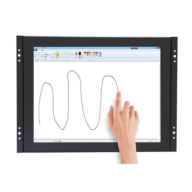 12 polegada 4: 3 com estrutura aberta Grau industrial monitor de ecrã táctil LCD