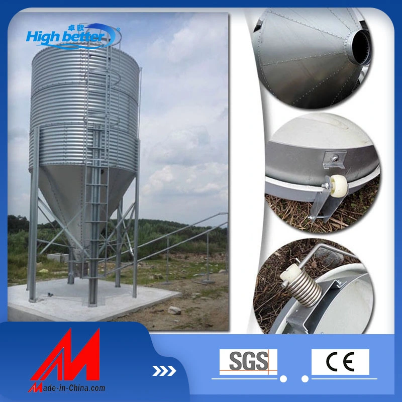 Agricultural Machinery Galvanized Steel Silo Feed Storage Bins Grain Silo