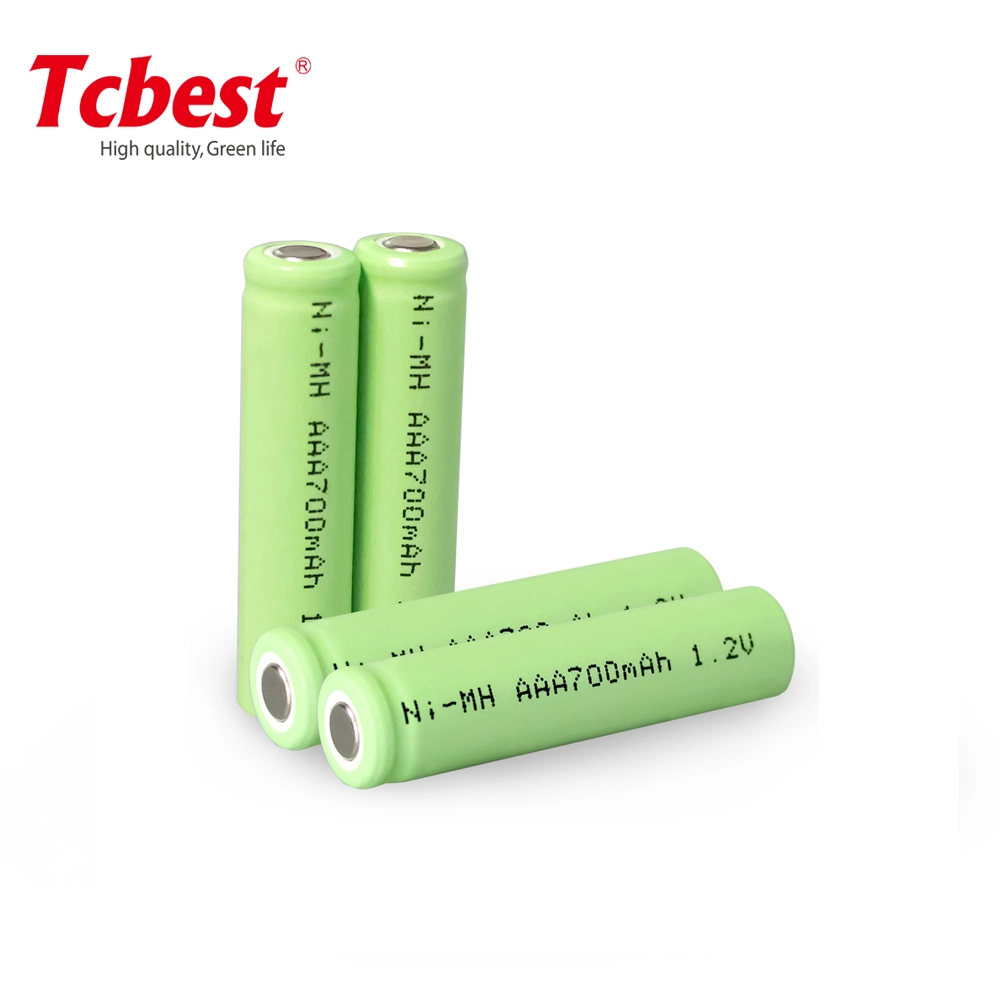 Economical 1.2V 3.6V 300mAh Rechargeable 2/3AAA NiMH Battery Pack for Solar Light