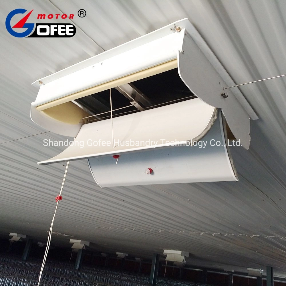 Butterfly Type Air Inlet Ventilation Window for Swine Pig Livestock and Animal Husbandry