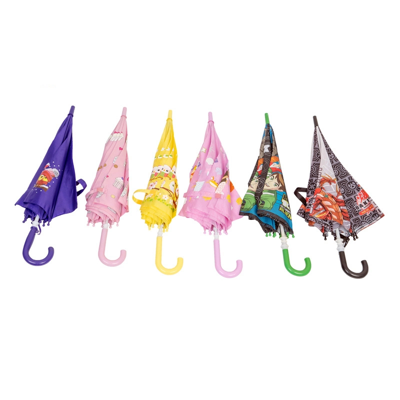 Wholesale High Quality Cute Cartoon Character Umbrella Safety Open Children/Kids Umbrella