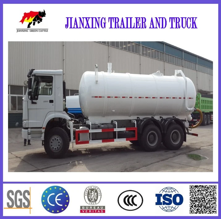 Sino HOWO Sewage Suction Truck 6X4 Waste Water Fecal-Sewage