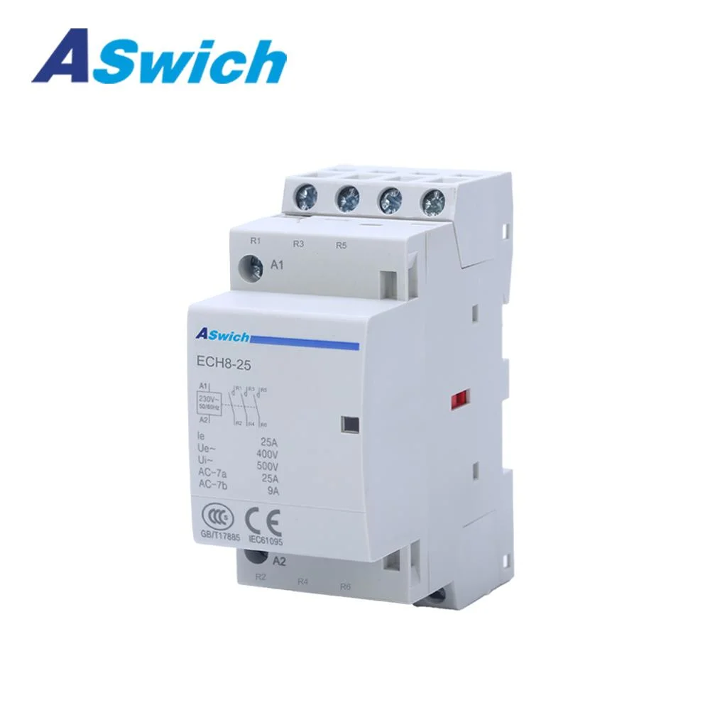 Aswich DC/AC 1p 2p 3p 4p 16A-63A Automatic Voltage Protector Modular Contactor