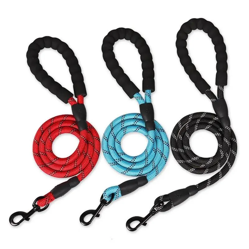 Top Selling High Quality 1.5m 2m 3m Pet Dog Leash Rope Traction Rope Reflective Dog Leash Pet Supplies