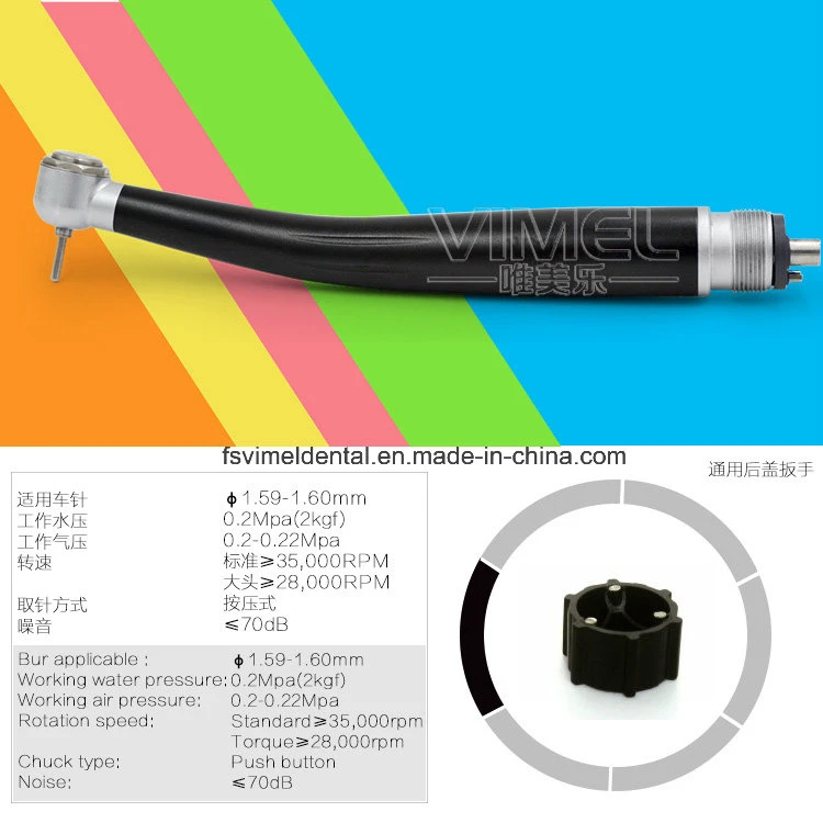 Dental Products Turbine Handpiece Color with Ce