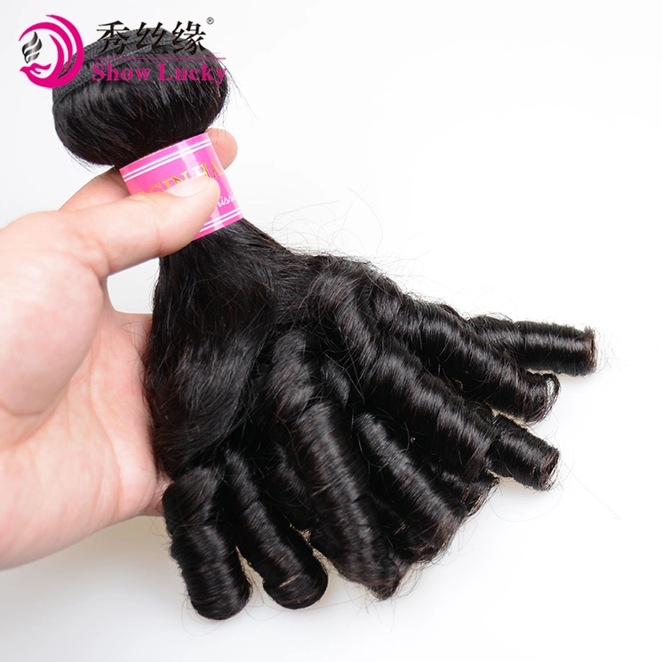 Colorant à cheveux 99j rouge vin Aunty Funmi humain Produits capillaires brésiliens Remy Curl Bouncy