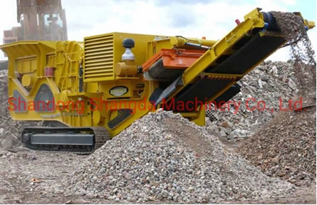 Portable Mobile Quarry/Brick Stone Crushing Equipment