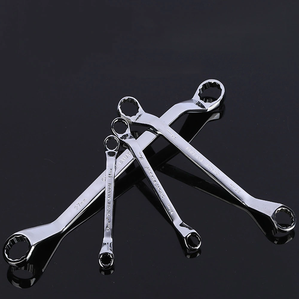 Double End Box Wrench Mirror Chrome Plated Electrophoretic 45 Steel with Complete Specifications and Large Quantity, Which Can Be Labeled