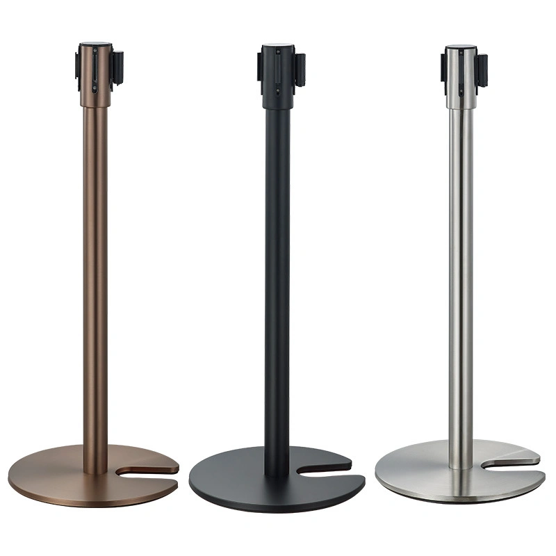 Easy Collection U Shape Stainless Steel Crowd Control Post Stanchion Barrier (LG-23)