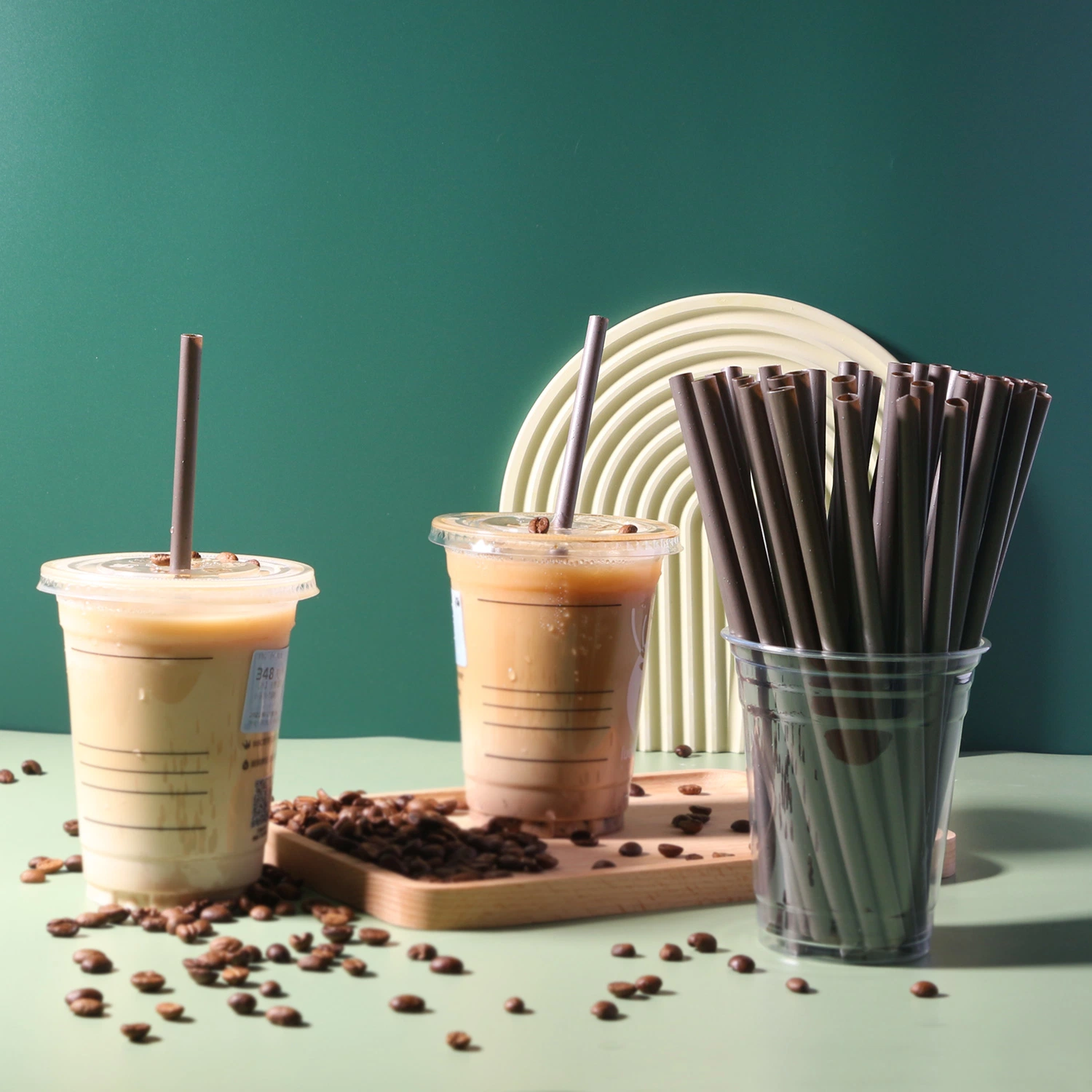 Compostable Biodegradable Polylactic Acid Coffee Grounds Resin for Drinking Straws