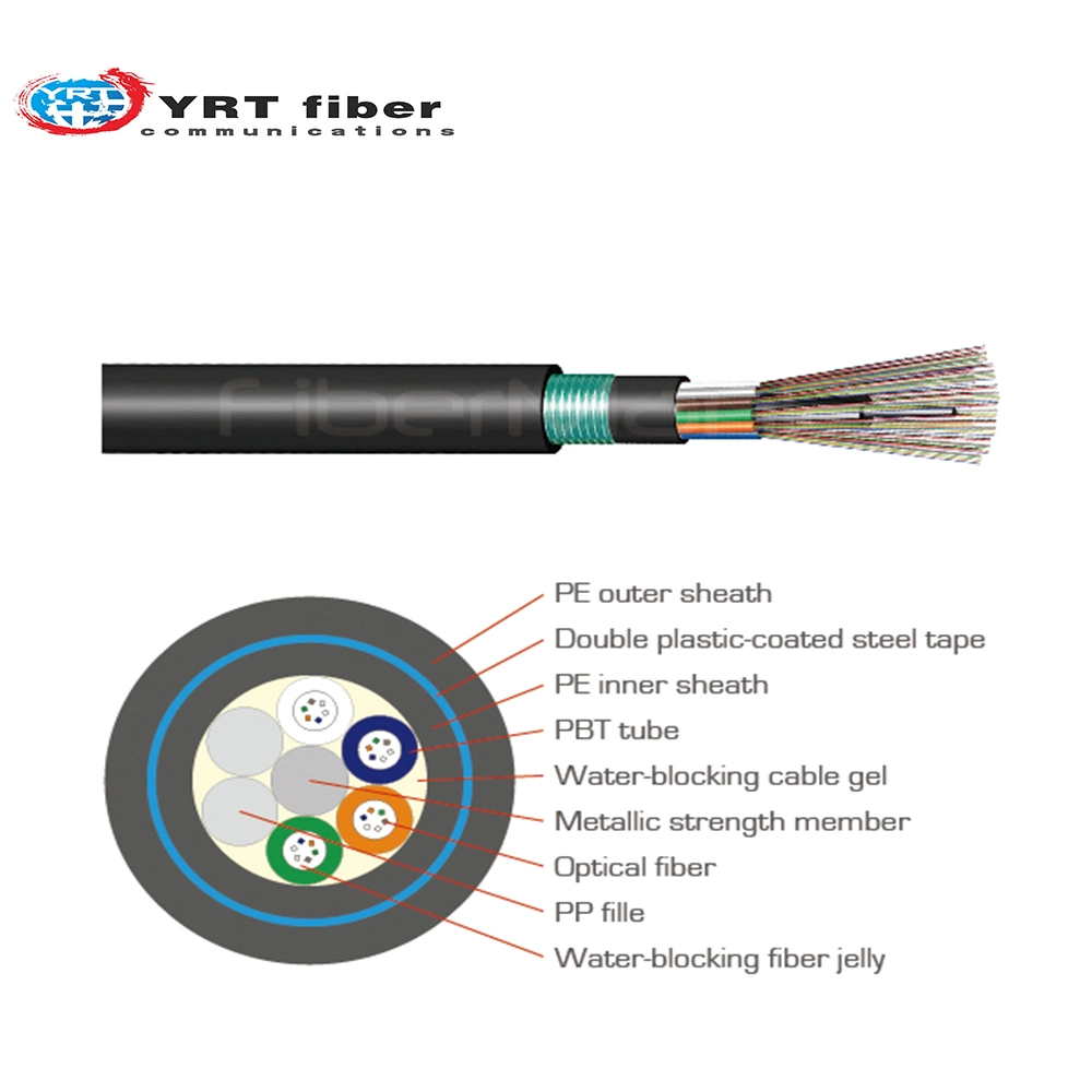 GYTY53 Armored 4-144 Core Buried Optical Cable Is Stable and Reliable