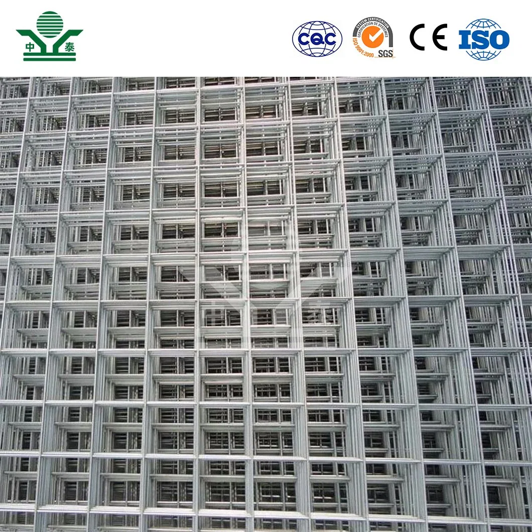 Zhongtai Construction Galvanised Welded Wire Mesh Panel 3 FT X 6FT Welded Wire Mesh Building China Manufacturers 8 Gauge Wire Mesh Panel