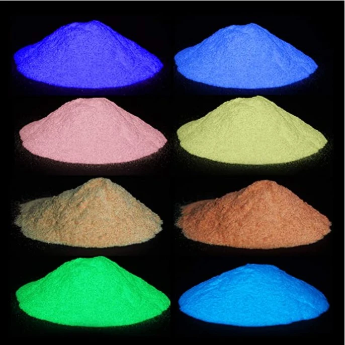 Multi-Color High Bright Glow in The Dark Luminous Paint Pigment