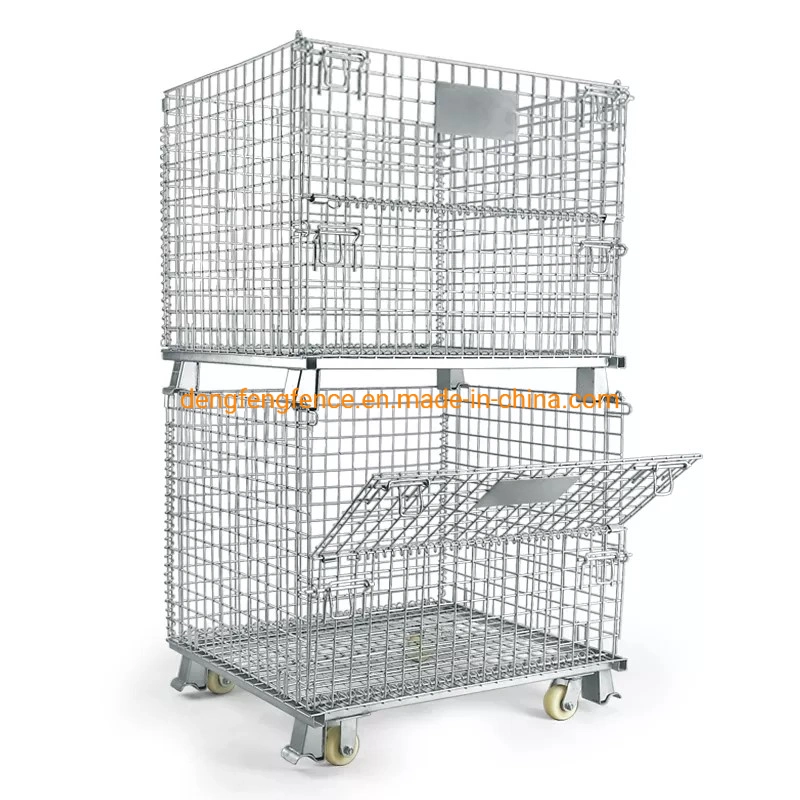 Heavy Duty Welded Hot-DIP Galvanized Wire Container Storage Cage