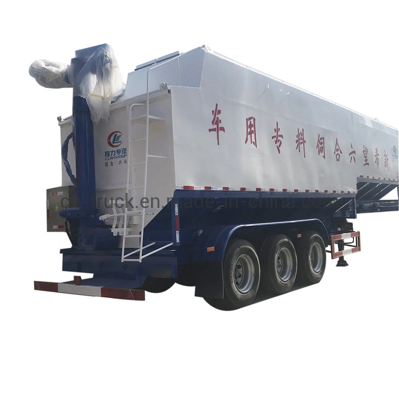 Factory New Customized 3axles 30ton 28ton 27ton 25ton Animal Feed Tank Trailer