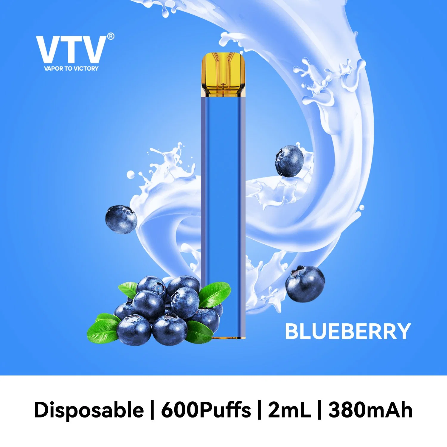 Wholesale/Supplier Vtv 600 Puffs Grape Ice E Cigarette Disposable/Chargeable Vape Pen