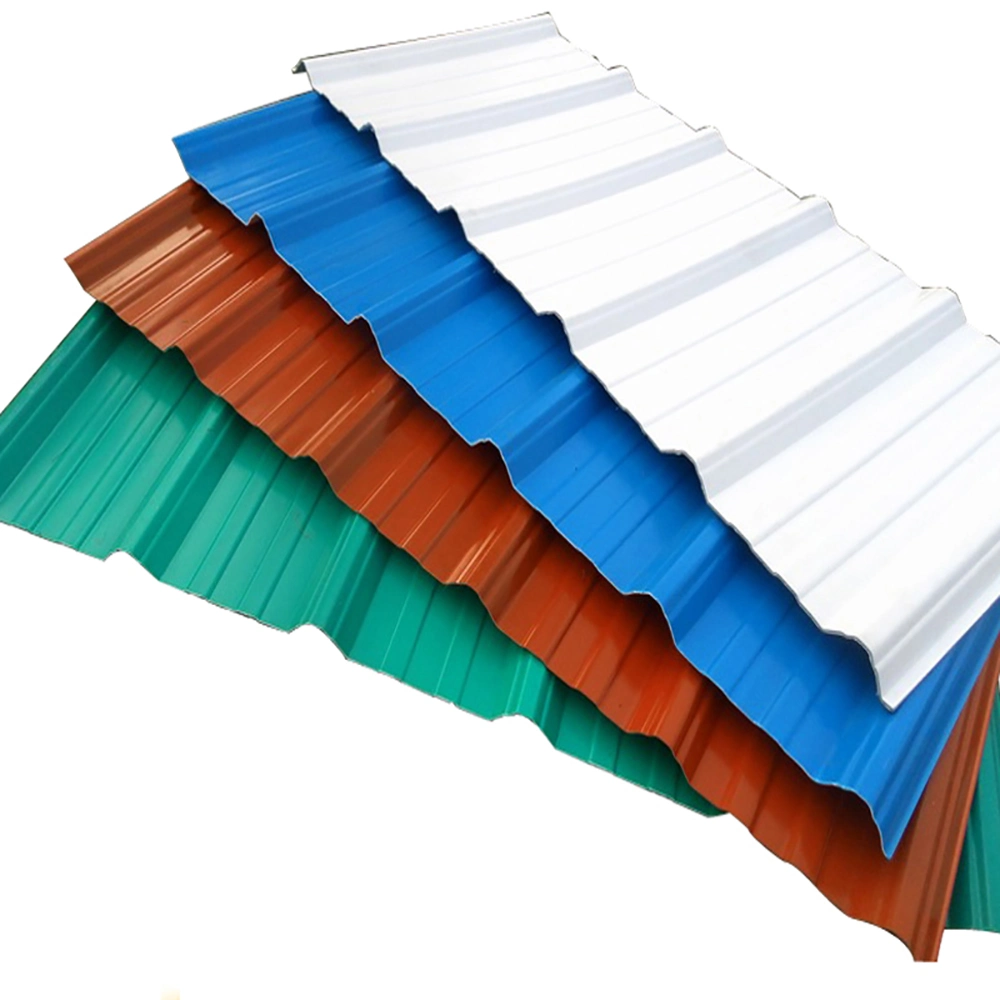 Corrugated Zinc Metal Color Coating PPGI Steel Roofing Sheet