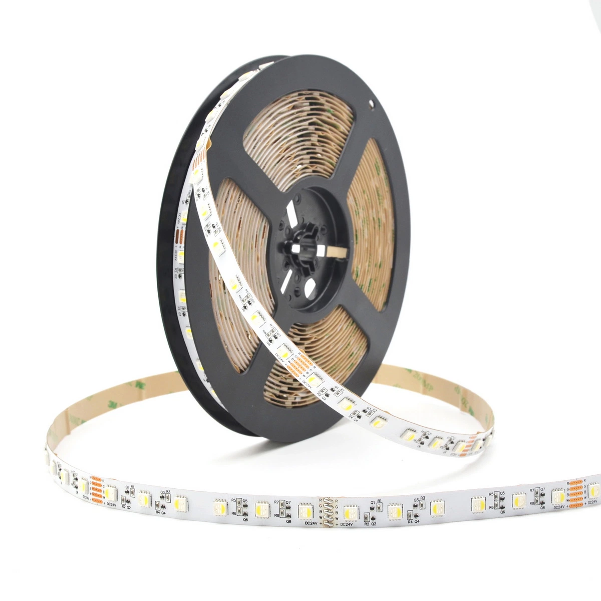 SMD5050 RGBW Flexible LED Tape Light DC24V Color Changing LED Strip Lights