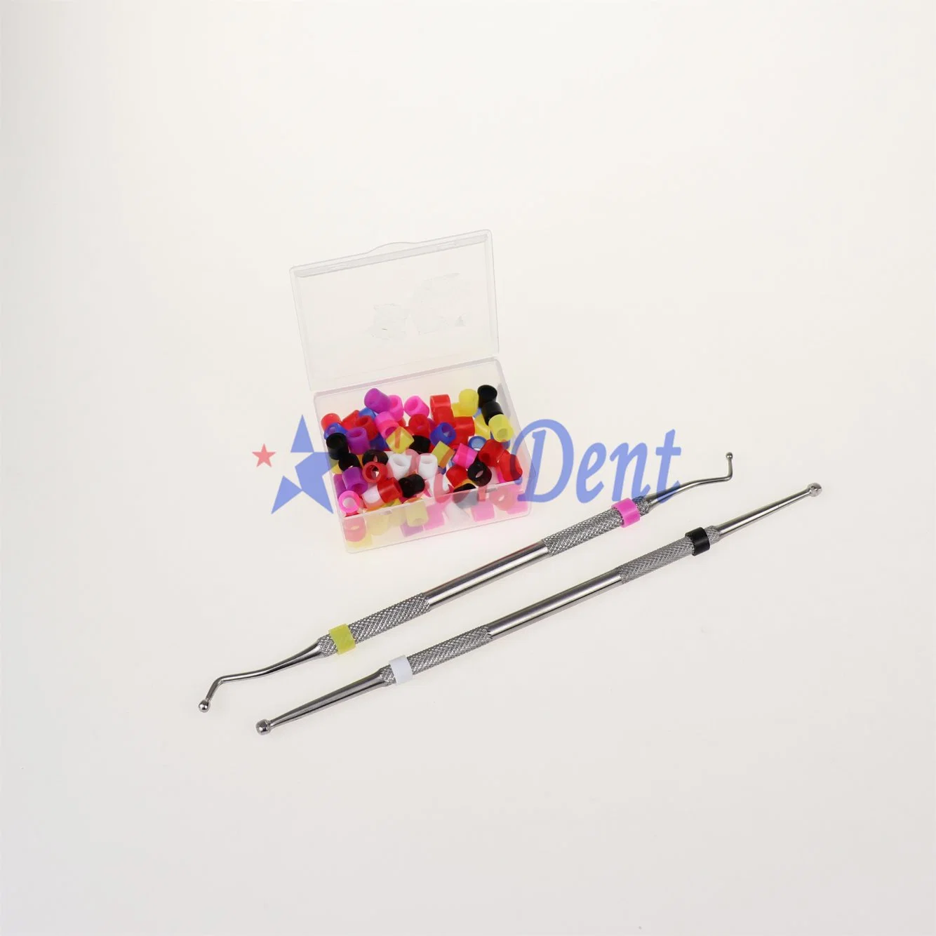 Multi Color Dental Silikon Instrument Code Ring Kleine Bunte Autoklavierbar Bandversorgung 100PCS/Box