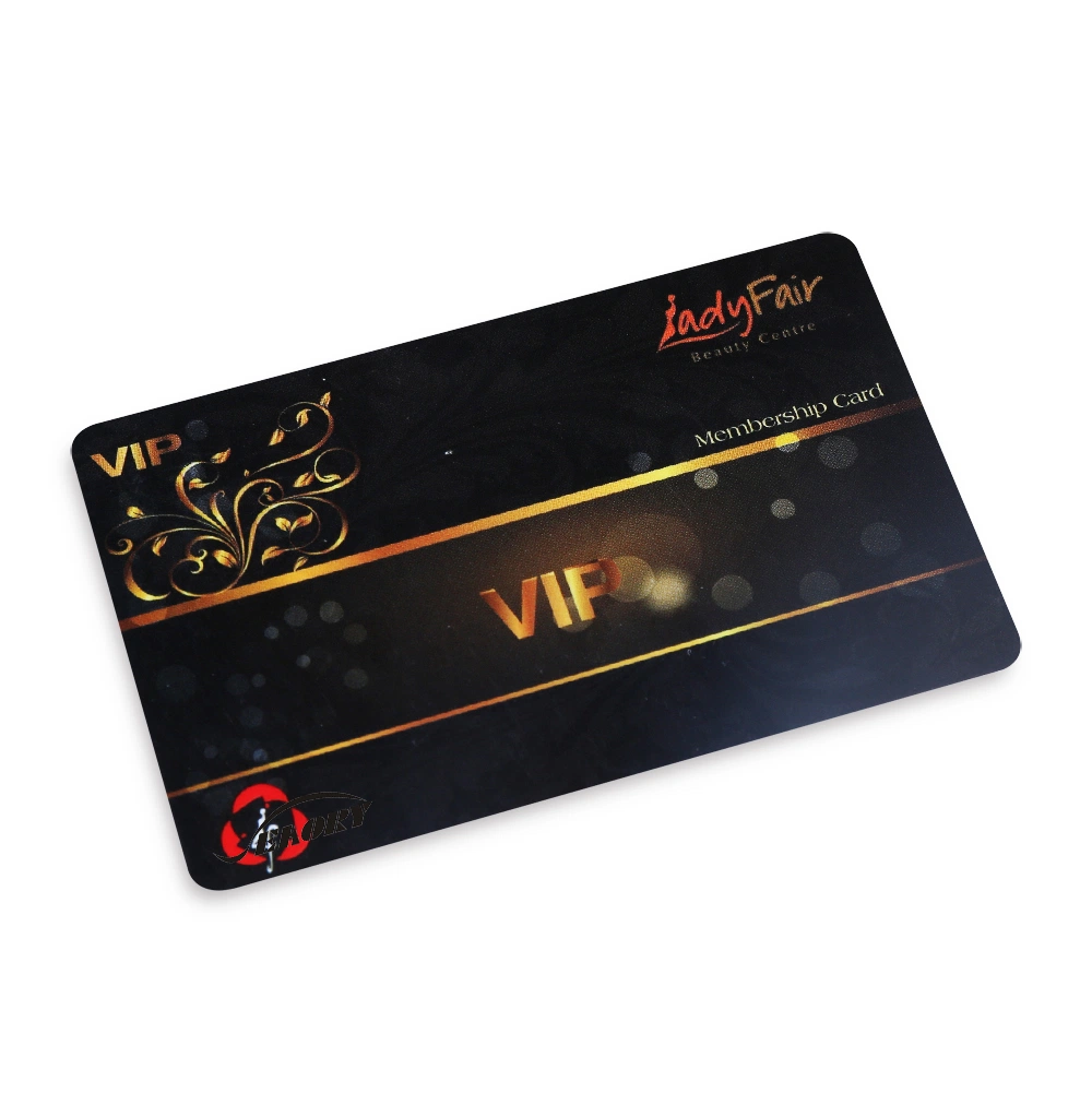 Пользовательская карта членства VIP-клиента в VIP-клубе компании PVC с QR-кодом