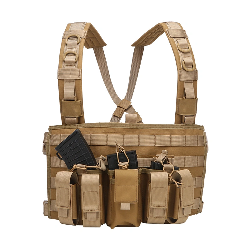 Veste de combat de la chasse à la poitrine Rig Magazine sac pochette