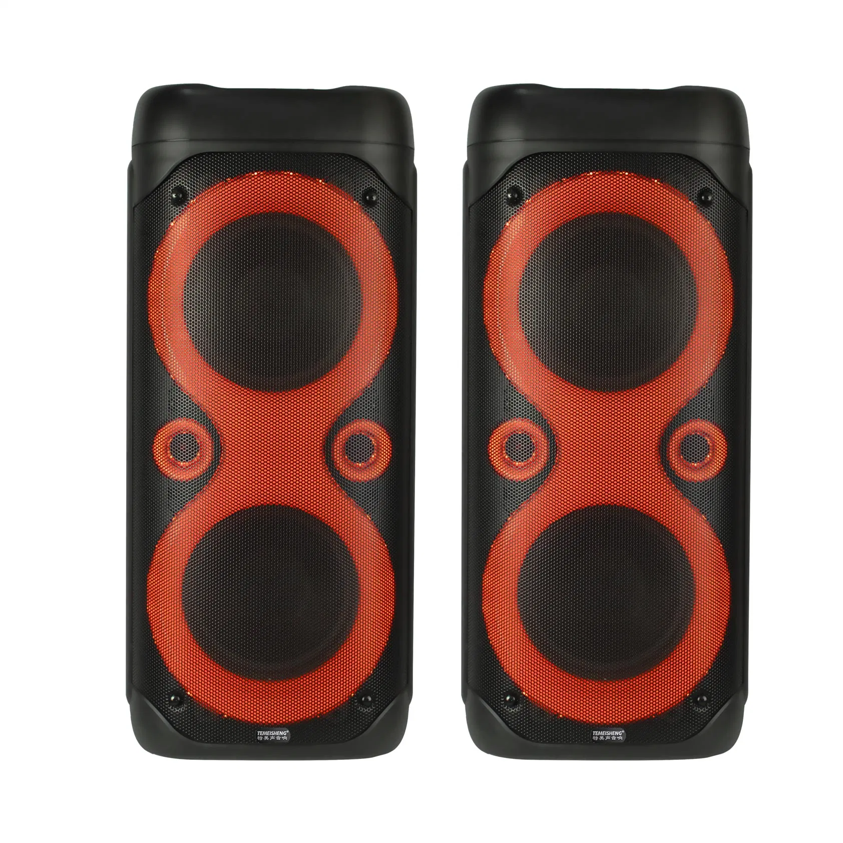 Temeisheng/Langting Dual 8inch Passive Active 2.0 Pair Speaker