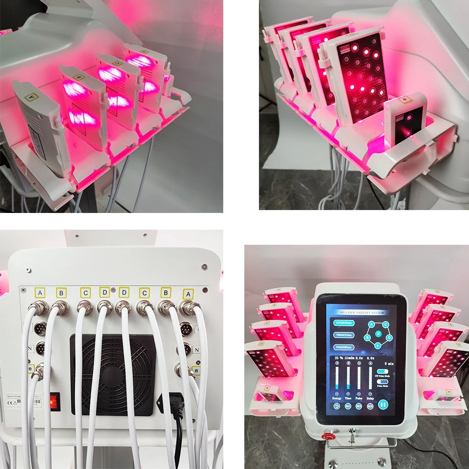 6D جهاز الليبو 650nm 940nm Lipo Laser Beauty Machine for Body التخسيس