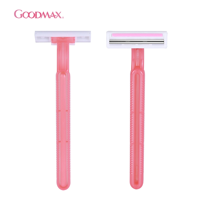 Professional Manufacturer Twin Blade Lady Disposable Razor (SL-3016L)