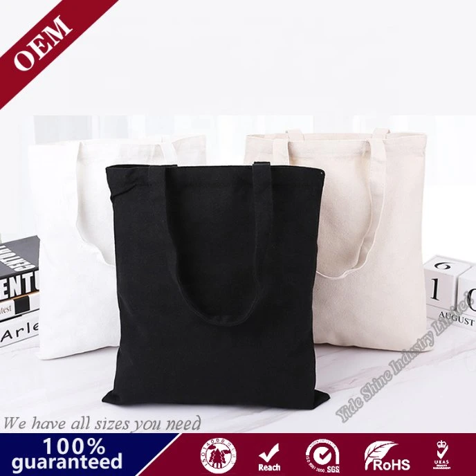 Customized Logo Organic Shopping Bag Natural Canvas Bag Original Cotton Bag with Logo