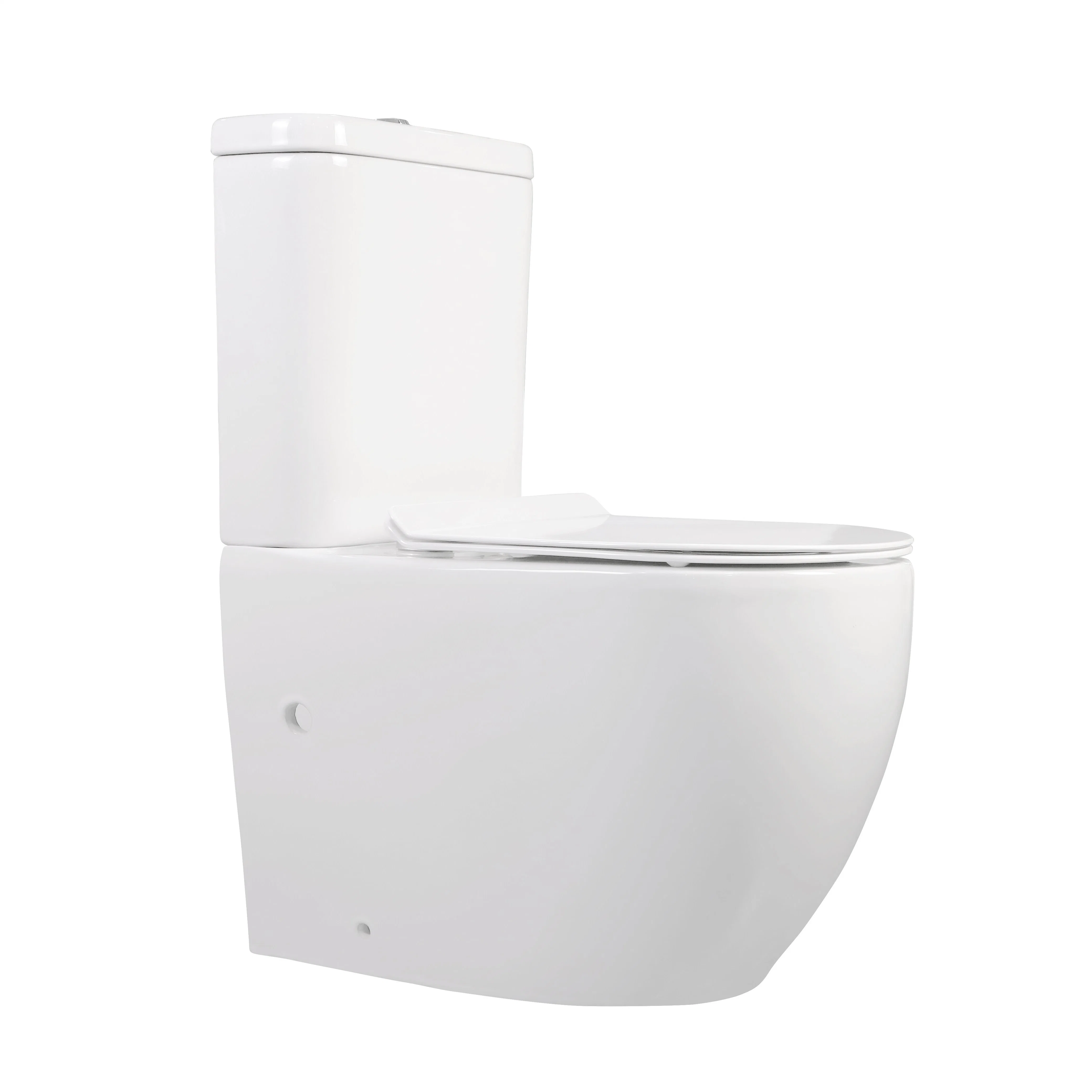 Customization China Bathroom Watermark Toilet Ceramic Wc Two Piece Toilet